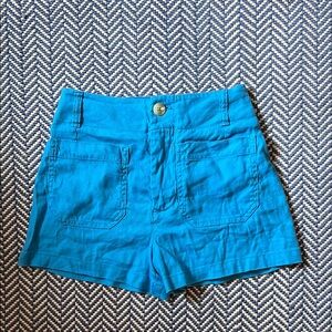 Anthropologie Maeve Colette Linen Stretchy Shorts